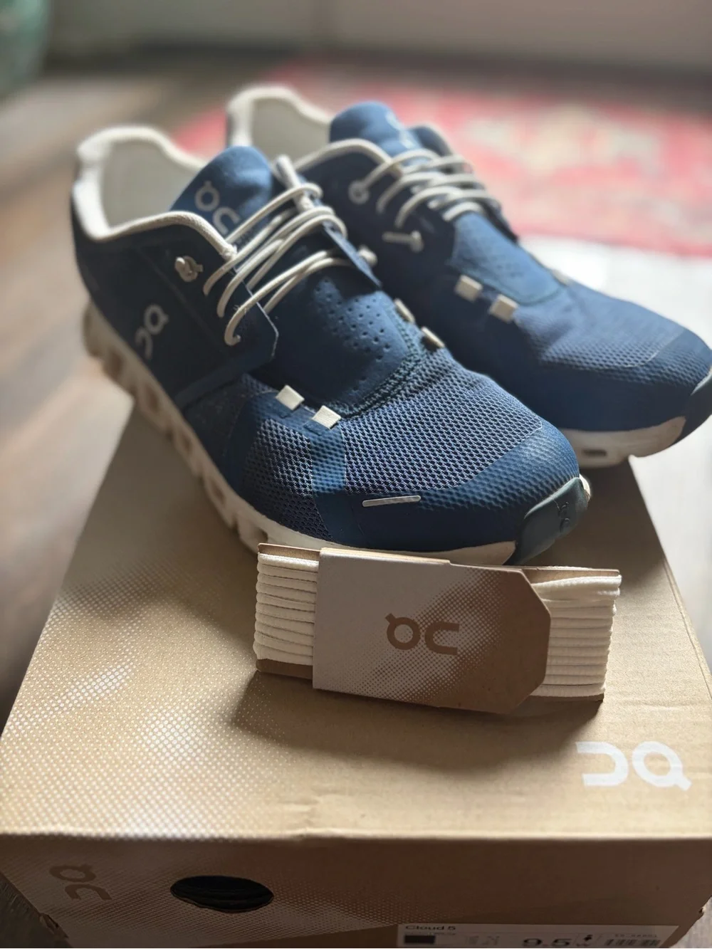On Cloud - Cloud 5 Women’s Sneaker, Denim, 9.5